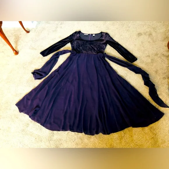 dana buchman evening dresses NWT, Dana Buchman Cobalt Blue Ruched Dress, 12